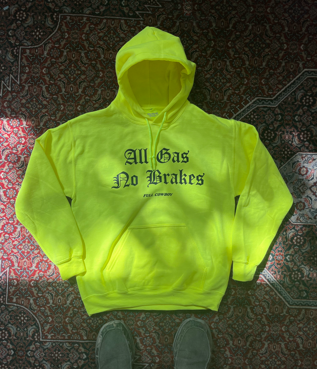 ALL GAS NO BREAKS HIGHLIGHTER HOOD